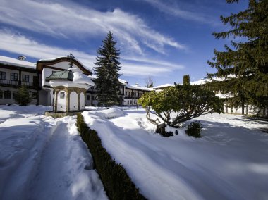 19. yüzyıl Sokolski Manastırı Kış Manastırı Kutsal Ana Varsayımı, Gabrovo Bölgesi, Bulgaristan