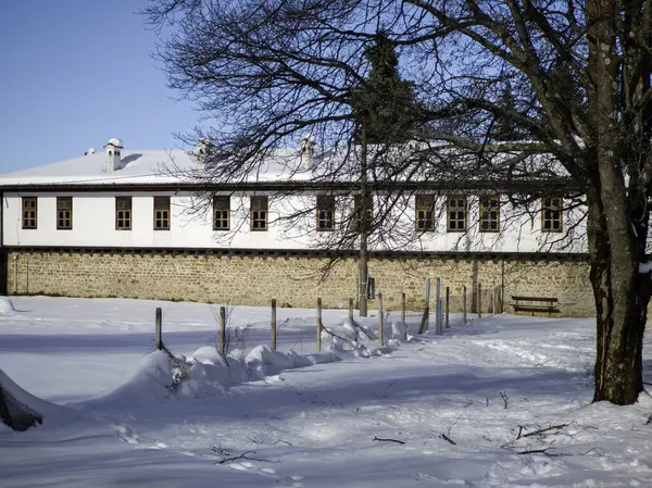 19. yüzyıl Sokolski Manastırı Kış Manastırı Kutsal Ana Varsayımı, Gabrovo Bölgesi, Bulgaristan