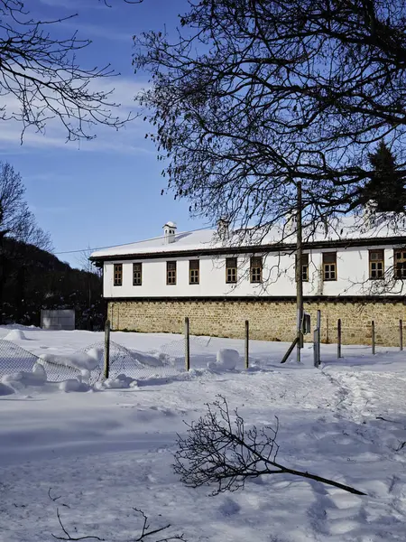 19. yüzyıl Sokolski Manastırı Kış Manastırı Kutsal Ana Varsayımı, Gabrovo Bölgesi, Bulgaristan