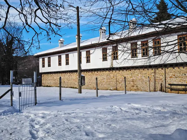 19. yüzyıl Sokolski Manastırı Kış Manastırı Kutsal Ana Varsayımı, Gabrovo Bölgesi, Bulgaristan