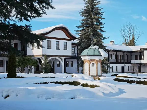 19. yüzyıl Sokolski Manastırı Kış Manastırı Kutsal Ana Varsayımı, Gabrovo Bölgesi, Bulgaristan