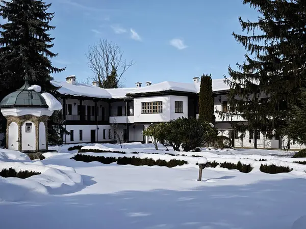 19. yüzyıl Sokolski Manastırı Kış Manastırı Kutsal Ana Varsayımı, Gabrovo Bölgesi, Bulgaristan