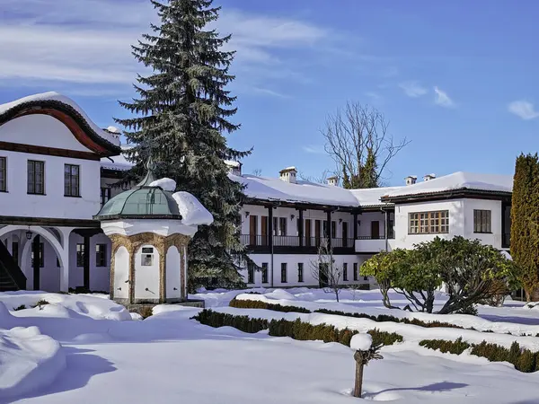 19. yüzyıl Sokolski Manastırı Kış Manastırı Kutsal Ana Varsayımı, Gabrovo Bölgesi, Bulgaristan