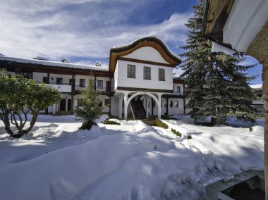 19. yüzyıl Sokolski Manastırı Kış Manastırı Kutsal Ana Varsayımı, Gabrovo Bölgesi, Bulgaristan