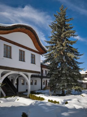 19. yüzyıl Sokolski Manastırı Kış Manastırı Kutsal Ana Varsayımı, Gabrovo Bölgesi, Bulgaristan
