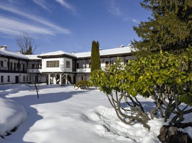 19. yüzyıl Sokolski Manastırı Kış Manastırı Kutsal Ana Varsayımı, Gabrovo Bölgesi, Bulgaristan