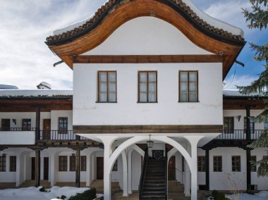 19. yüzyıl Sokolski Manastırı Kış Manastırı Kutsal Ana Varsayımı, Gabrovo Bölgesi, Bulgaristan