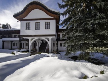 19. yüzyıl Sokolski Manastırı Kış Manastırı Kutsal Ana Varsayımı, Gabrovo Bölgesi, Bulgaristan