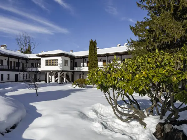 19. yüzyıl Sokolski Manastırı Kış Manastırı Kutsal Ana Varsayımı, Gabrovo Bölgesi, Bulgaristan