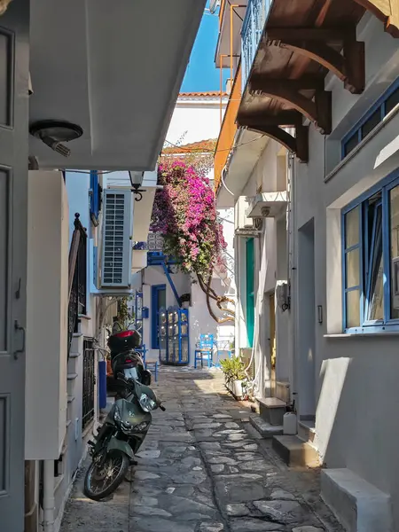 Eski Skiathos, Sporades, Thessaly, Yunanistan 'ın muhteşem manzarası