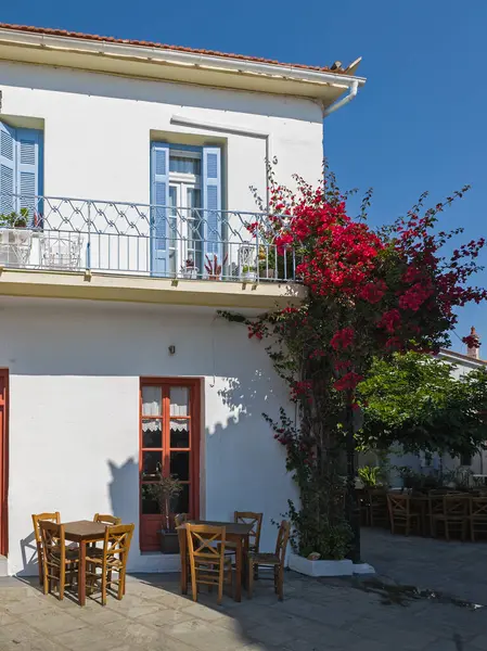 Eski Skiathos, Sporades, Thessaly, Yunanistan 'ın muhteşem manzarası