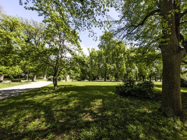 Bulgaristan 'ın Sofya kentindeki Borisova gradina (Boris Garden)' ın İnanılmaz Baharı