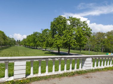 Bulgaristan 'ın Sofya kentindeki Borisova gradina (Boris Garden)' ın İnanılmaz Baharı