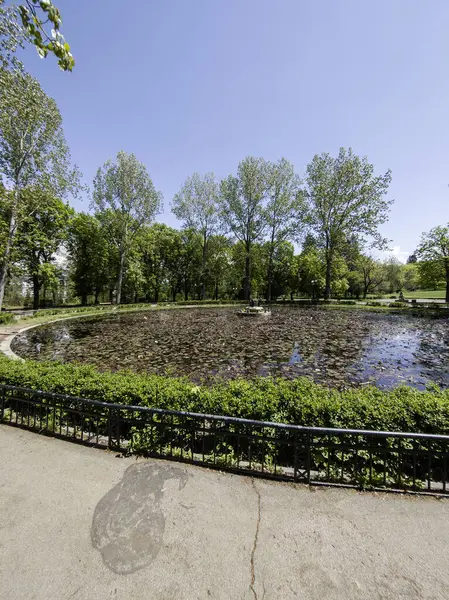 Bulgaristan 'ın Sofya kentindeki Borisova gradina (Boris Garden)' ın İnanılmaz Baharı