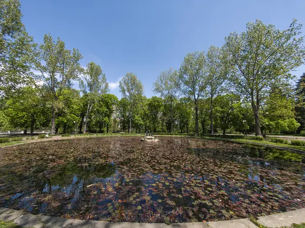 Bulgaristan 'ın Sofya kentindeki Borisova gradina (Boris Garden)' ın İnanılmaz Baharı