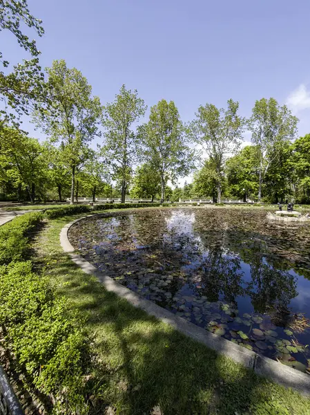 Bulgaristan 'ın Sofya kentindeki Borisova gradina (Boris Garden)' ın İnanılmaz Baharı