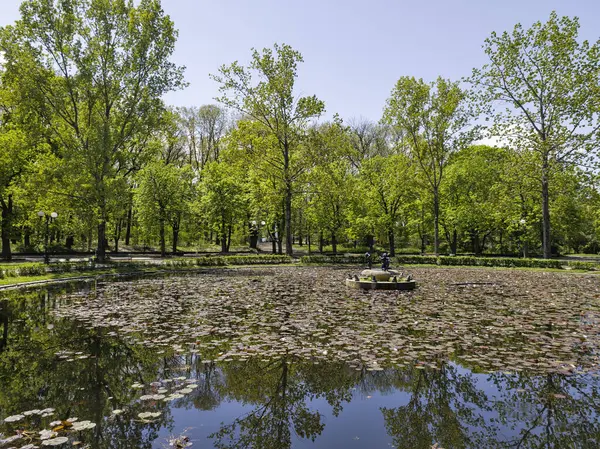 Bulgaristan 'ın Sofya kentindeki Borisova gradina (Boris Garden)' ın İnanılmaz Baharı