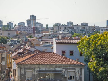PLOVDIV, BULGARIA - 24 Haziran 2025: Bulgaristan 'ın Filibe kentinin Şaşırtıcı Panoraması