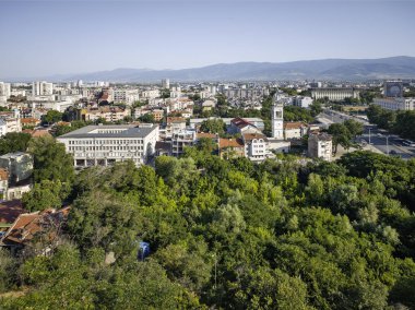 PLOVDIV, BULGARIA - 24 Haziran 2025: Bulgaristan 'ın Filibe kentinin Şaşırtıcı Panoraması