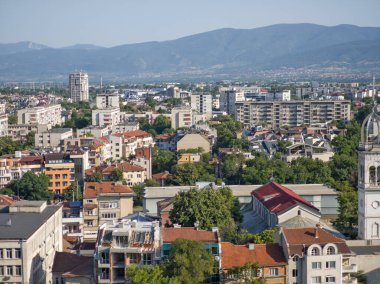 PLOVDIV, BULGARIA - 24 Haziran 2025: Bulgaristan 'ın Filibe kentinin Şaşırtıcı Panoraması