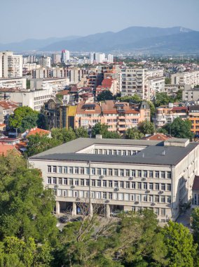 PLOVDIV, BULGARIA - 24 Haziran 2025: Bulgaristan 'ın Filibe kentinin Şaşırtıcı Panoraması