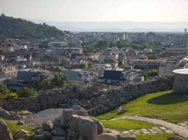 PLOVDIV, BULGARIA - 24 Haziran 2025: Bulgaristan 'ın Filibe kentinin Şaşırtıcı Panoraması
