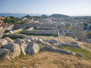 PLOVDIV, BULGARIA - 24 Haziran 2025: Bulgaristan 'ın Filibe kentinin Şaşırtıcı Panoraması