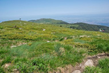 Bulgaristan 'ın Vitosha Dağı' nın İnanılmaz Bahar Manzarası
