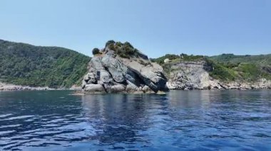 Atina, Sporades, Teselya ve Yunanistan 'ın inanılmaz kıyı şeridi manzarası