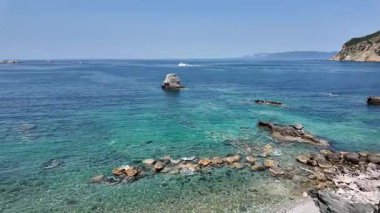 Atina, Sporades, Teselya ve Yunanistan 'ın inanılmaz kıyı şeridi manzarası