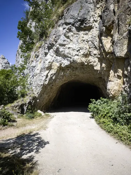Bulgaristan 'ın Tran kenti yakınlarındaki Erma Nehri Boğazı' nın şaşırtıcı yaz manzarası