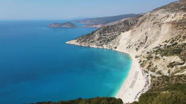 Myrtos Sahili, Cephalonia, İyon Adaları, Yunanistan
