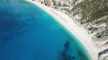 Myrtos Sahili, Cephalonia, İyon Adaları, Yunanistan