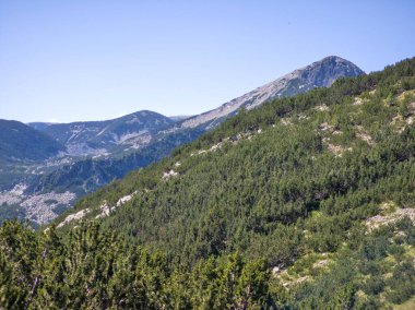 Bulgaristan 'ın Popovo Gölü yakınlarındaki Pirin Dağı' nın İnanılmaz Yaz Manzarası