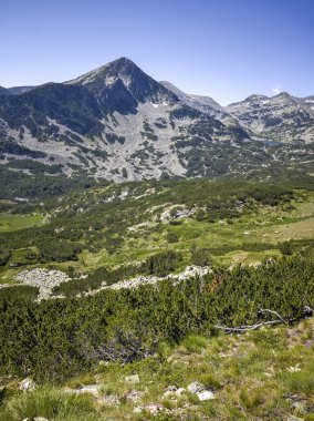 Bulgaristan 'ın Popovo Gölü yakınlarındaki Pirin Dağı' nın İnanılmaz Yaz Manzarası