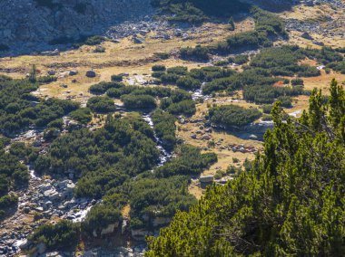 Amazing Autumn Landscape of Rila Mountain near Malyovitsa peak, Bulgaria