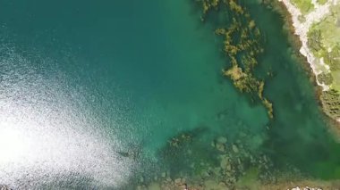 Bulgaristan 'ın Banderitsa Bölgesi yakınlarındaki Pirin Dağı' nın şaşırtıcı hava manzarası