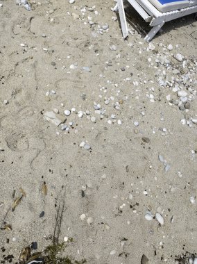 Yunanistan 'ın İyon Adaları' ndaki Agios Ioannis plajı yakınlarındaki Lefkada Panoraması