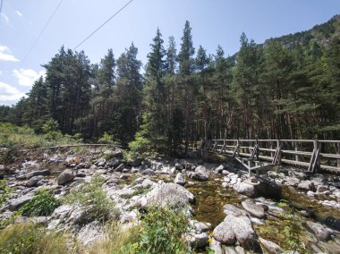 Beli Iskar Nehri yakınlarındaki Rila Dağı, Sofya Bölgesi, Bulgaristan