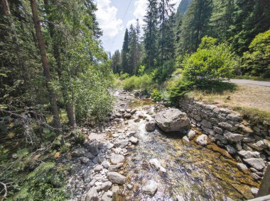 Beli Iskar Nehri yakınlarındaki Rila Dağı, Sofya Bölgesi, Bulgaristan