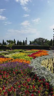 Bulgaristan 'ın Dobrich bölgesinin Balchik kentindeki Botanik Bahçesi' nin inanılmaz manzarası