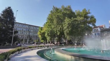 VARNA, BULGARIA - 17 Temmuz 2025: Bulgaristan 'ın Varna kentinin Yaz Panoraması