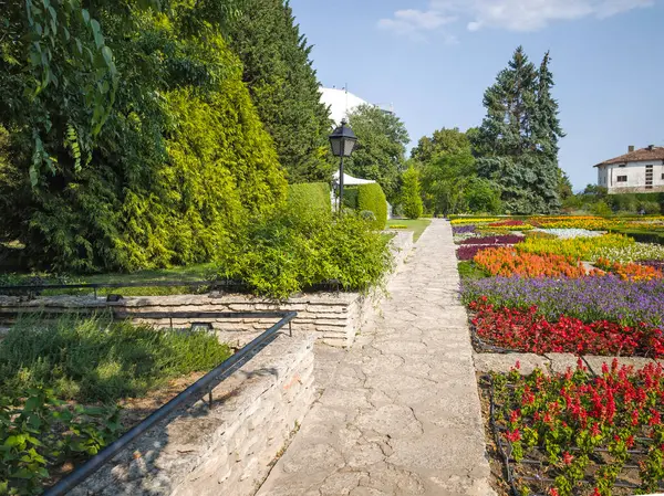 Bulgaristan 'ın Dobrich bölgesinin Balchik kentindeki Botanik Bahçesi' nin inanılmaz manzarası