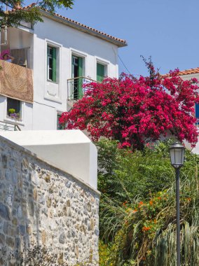 Eski Skiathos, Sporades, Thessaly, Yunanistan 'ın muhteşem manzarası