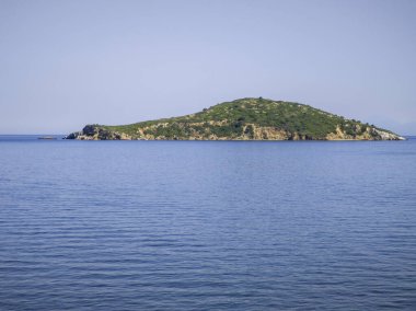 Eski Skiathos, Sporades, Thessaly, Yunanistan 'ın muhteşem manzarası