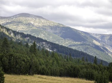 Bulgaristan 'ın Granchar Gölü yakınlarındaki Rila Dağı' nın İnanılmaz Yaz Manzarası
