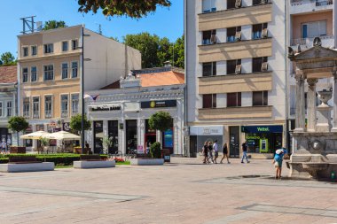 NIS, SERBIA - 21 Eylül 2025: Sırbistan 'ın Niş kentinin şaşırtıcı Panoraması