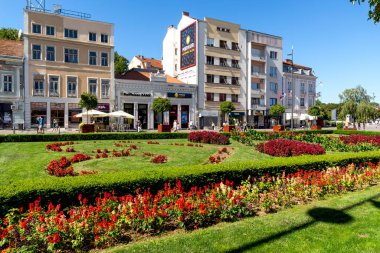 NIS, SERBIA - 21 Eylül 2025: Sırbistan 'ın Niş kentinin şaşırtıcı Panoraması