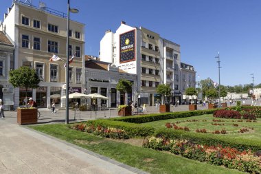 NIS, SERBIA - 21 Eylül 2025: Sırbistan 'ın Niş kentinin şaşırtıcı Panoraması