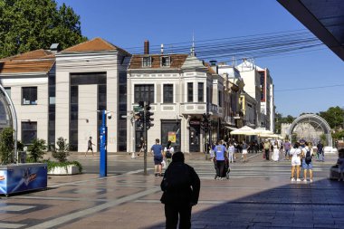 NIS, SERBIA - 21 Eylül 2025: Sırbistan 'ın Niş kentinin şaşırtıcı Panoraması